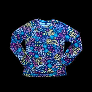 Tea Collection Girls Black | Flowers Rashguard size: 8 Years